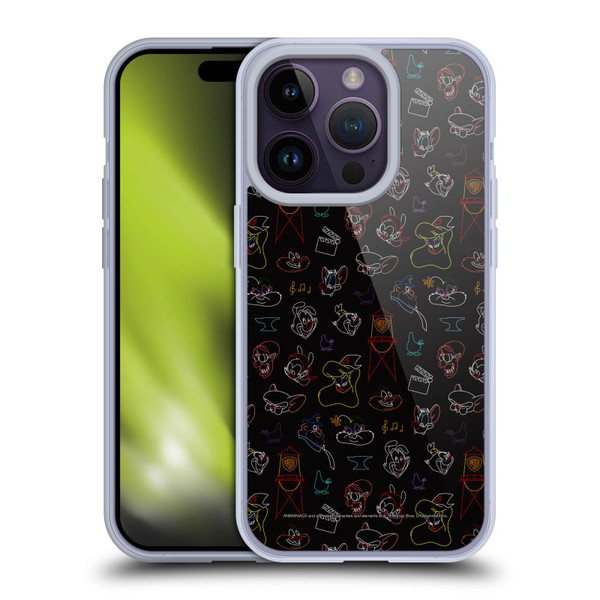 Animaniacs Graphics Pattern Soft Gel Case for Apple iPhone 14 Pro