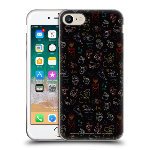 Animaniacs Graphics Pattern Soft Gel Case for Apple iPhone 7 / 8 / SE 2020 & 2022