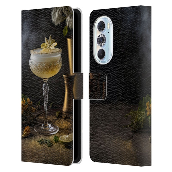 Spacescapes Cocktails Summertime, Margarita Leather Book Wallet Case Cover For Motorola Edge X30