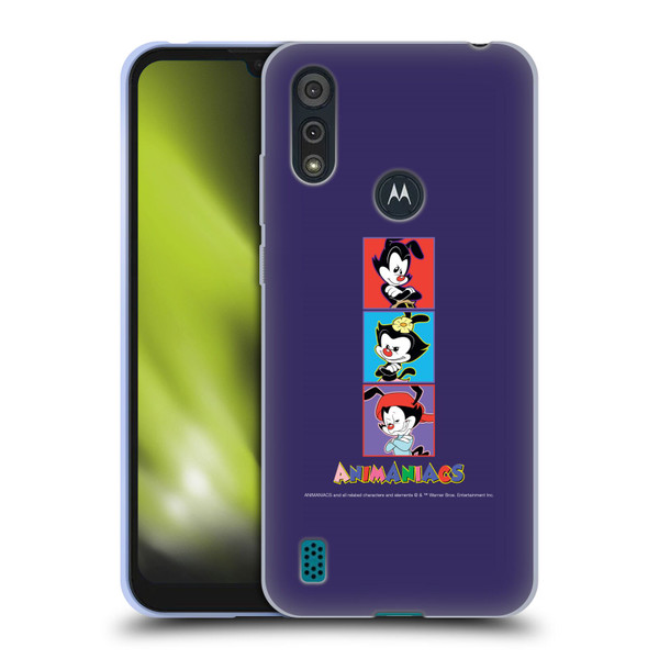 Animaniacs Graphics Tiles Soft Gel Case for Motorola Moto E6s (2020)