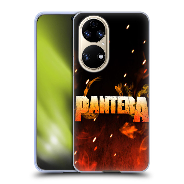 Pantera Art Fire Soft Gel Case for Huawei P50