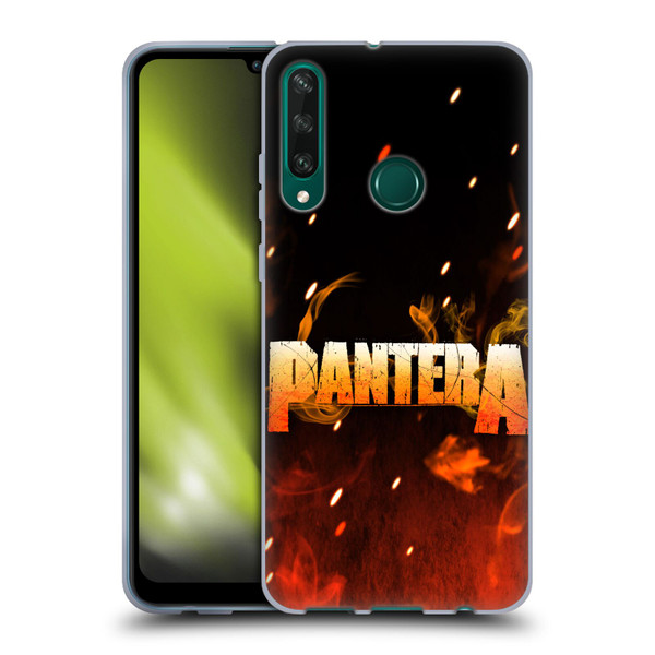 Pantera Art Fire Soft Gel Case for Huawei Y6p