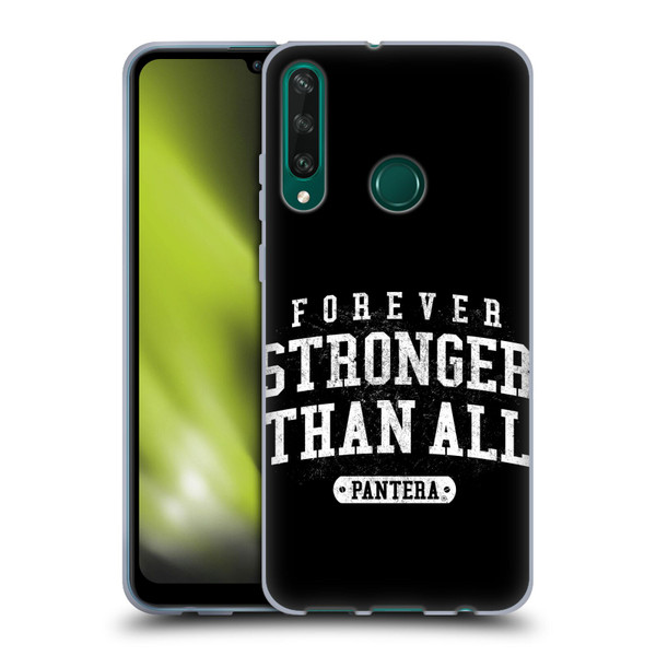 Pantera Art Stronger Than All Soft Gel Case for Huawei Y6p