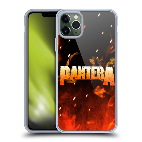 Pantera Art Fire Soft Gel Case for Apple iPhone 11 Pro Max