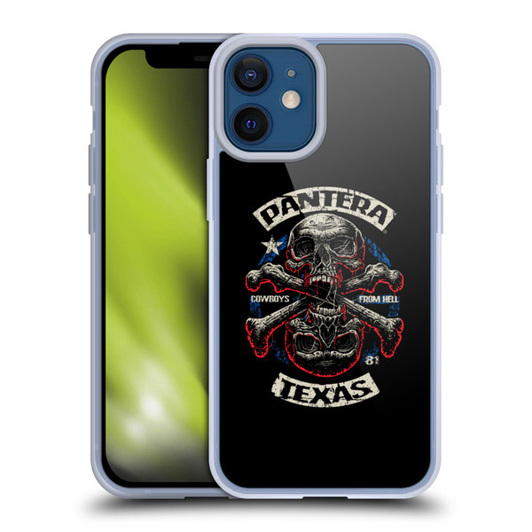 Pantera Art Double Cross Soft Gel Case for Apple iPhone 12 Mini & MagSafe
