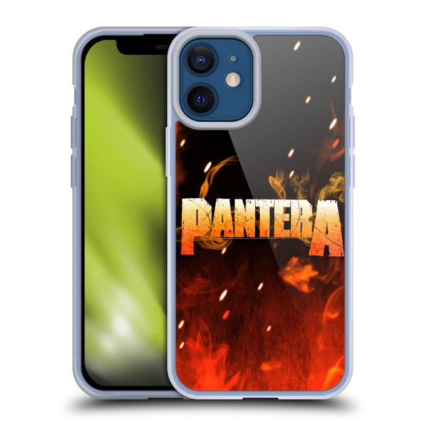Pantera Art Fire Soft Gel Case for Apple iPhone 12 Mini