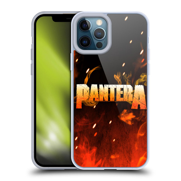 Pantera Art Fire Soft Gel Case for Apple iPhone 12 Pro Max & MagSafe