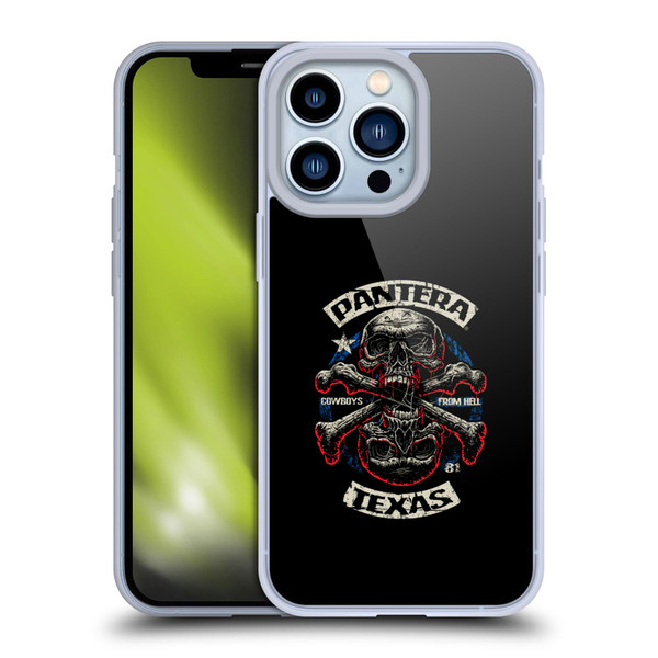 Pantera Art Double Cross Soft Gel Case for Apple iPhone 13 Pro