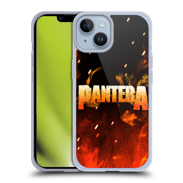 Pantera Art Fire Soft Gel Case for Apple iPhone 14