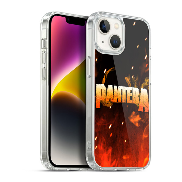 Pantera Art Fire Soft Gel Case for Apple iPhone 14