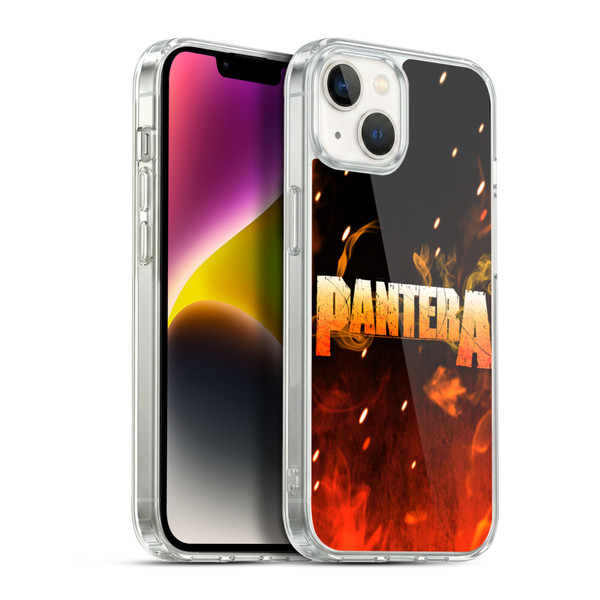 Pantera Art Fire Soft Gel Case for Apple iPhone 14 Plus & MagSafe