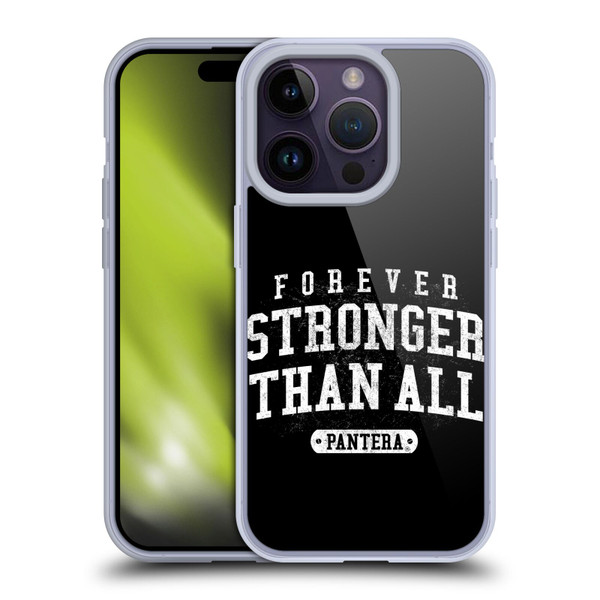 Pantera Art Stronger Than All Soft Gel Case for Apple iPhone 14 Pro