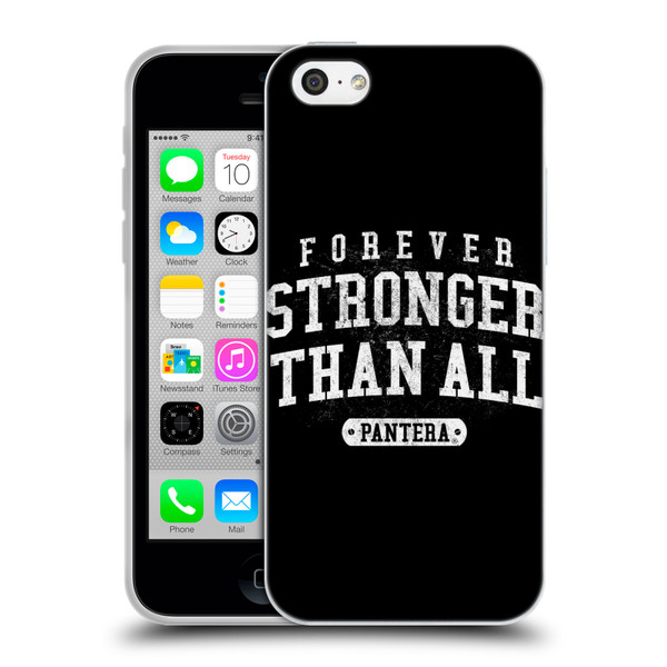 Pantera Art Stronger Than All Soft Gel Case for Apple iPhone 5c