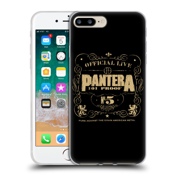Pantera Art 101 Proof Soft Gel Case for Apple iPhone 7 Plus / 8 Plus & MagSafe
