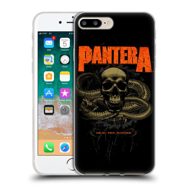 Pantera Art Drag The Waters Soft Gel Case for Apple iPhone 7 Plus / 8 Plus & MagSafe