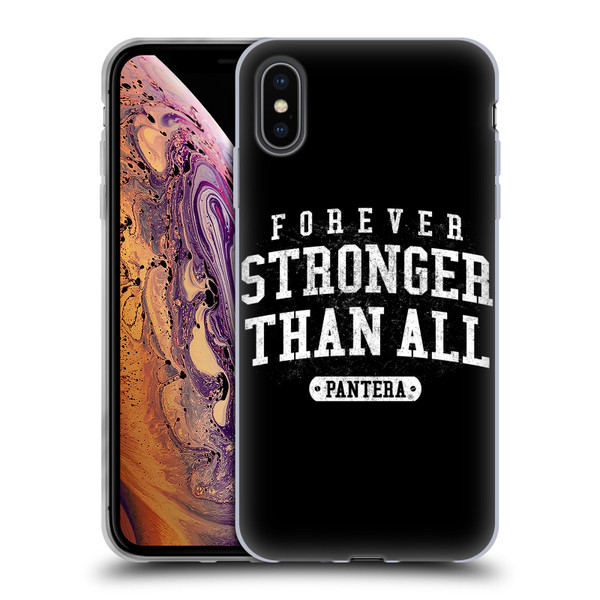 Pantera Art Stronger Than All Soft Gel Case for Apple iPhone XS Max