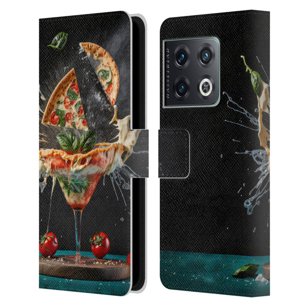 Spacescapes Cocktails Margarita Martini Blast Leather Book Wallet Case Cover For OnePlus 10 Pro