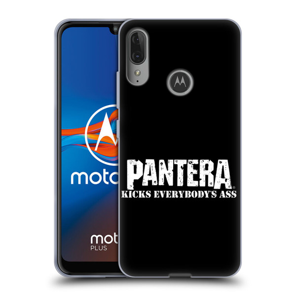 Pantera Art Kicks Soft Gel Case for Motorola Moto E6 Plus