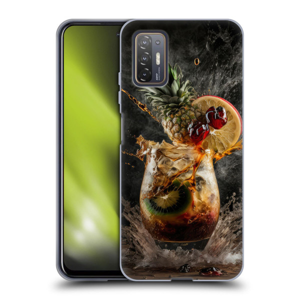 Spacescapes Cocktails Exploding Mai Tai Soft Gel Case for HTC Desire 21 Pro 5G