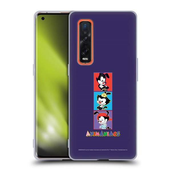 Animaniacs Graphics Tiles Soft Gel Case for OPPO Find X2 Pro 5G