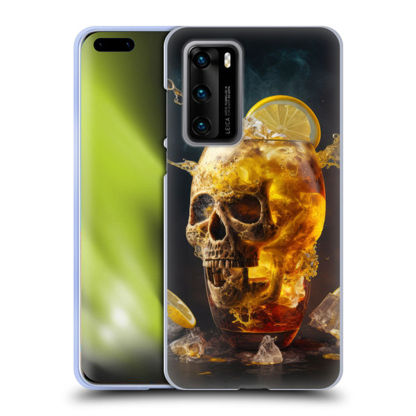 Spacescapes Cocktails Long Island Ice Tea Soft Gel Case for Huawei P40 5G