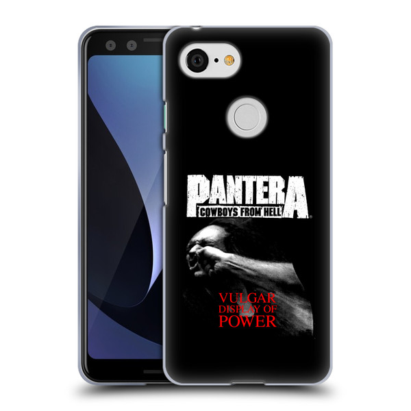 Pantera Art Vulgar Soft Gel Case for Google Pixel 3