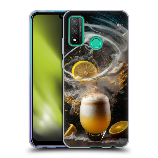 Spacescapes Cocktails Explosive Elixir, Whisky Sour Soft Gel Case for Huawei P Smart (2020)