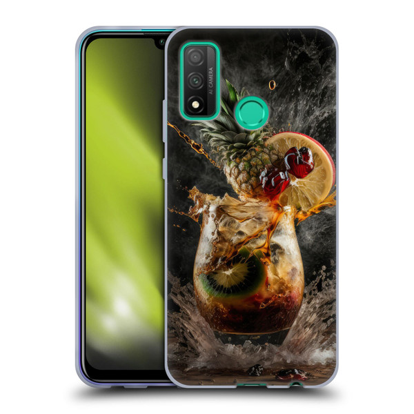 Spacescapes Cocktails Exploding Mai Tai Soft Gel Case for Huawei P Smart (2020)