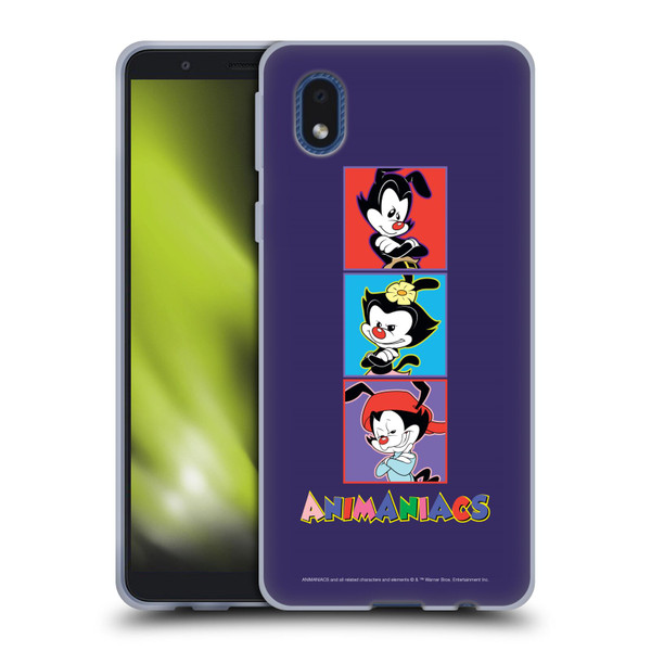 Animaniacs Graphics Tiles Soft Gel Case for Samsung Galaxy A01 Core (2020)