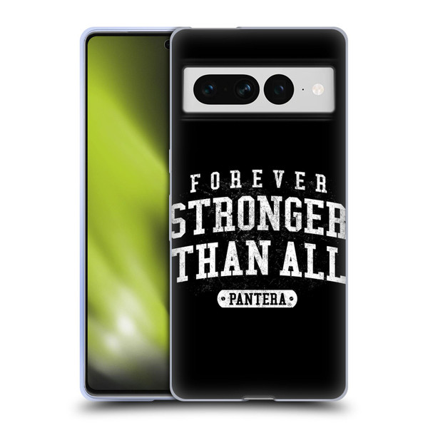 Pantera Art Stronger Than All Soft Gel Case for Google Pixel 7 Pro