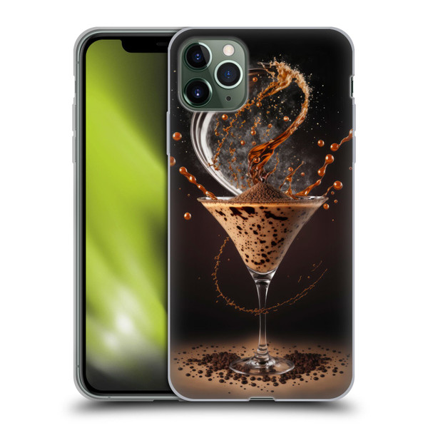 Spacescapes Cocktails Contemporary, Espresso Martini Soft Gel Case for Apple iPhone 11 Pro Max