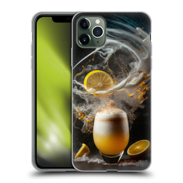 Spacescapes Cocktails Explosive Elixir, Whisky Sour Soft Gel Case for Apple iPhone 11 Pro Max