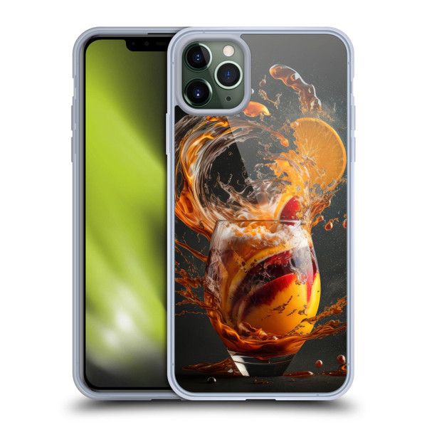 Spacescapes Cocktails Modern Twist, Hurricane Soft Gel Case for Apple iPhone 11 Pro Max