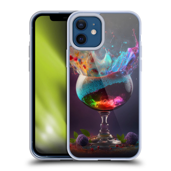 Spacescapes Cocktails Universal Magic Soft Gel Case for Apple iPhone 12 / iPhone 12 Pro