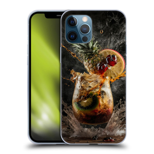 Spacescapes Cocktails Exploding Mai Tai Soft Gel Case for Apple iPhone 12 Pro Max