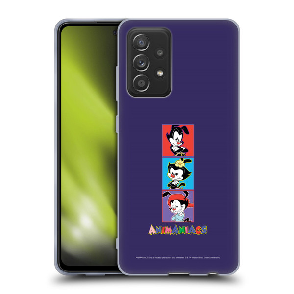 Animaniacs Graphics Tiles Soft Gel Case for Samsung Galaxy A52 / A52s / 5G (2021)