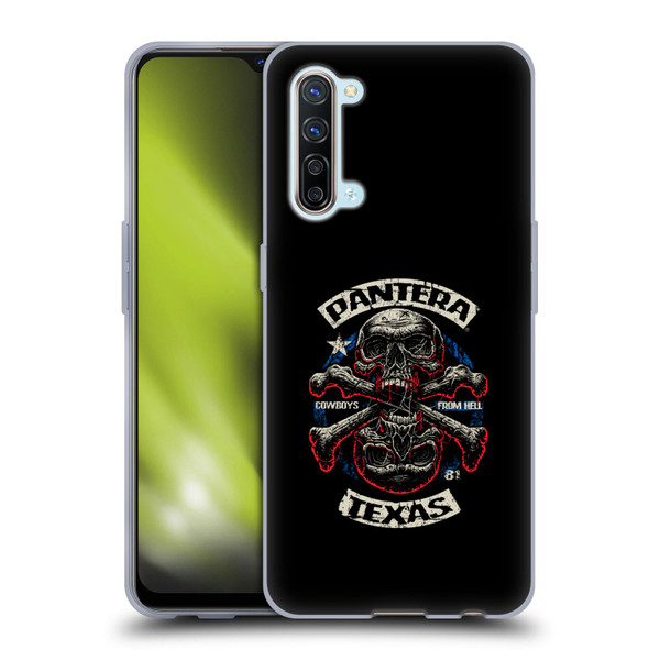 Pantera Art Double Cross Soft Gel Case for OPPO Find X2 Lite 5G