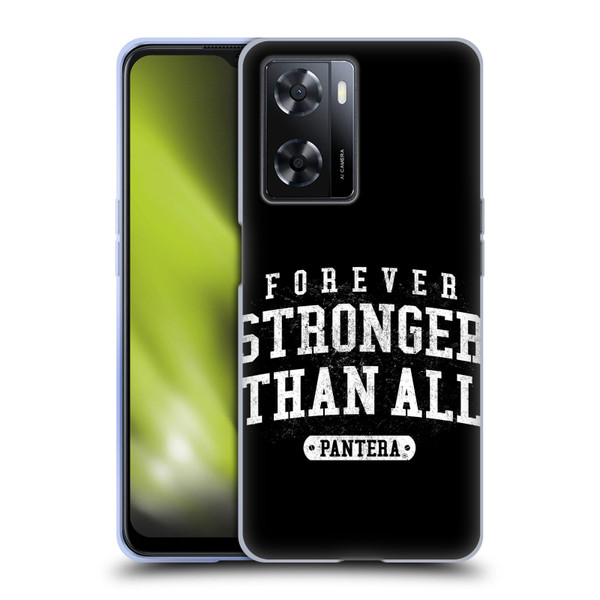 Pantera Art Stronger Than All Soft Gel Case for OPPO A57s