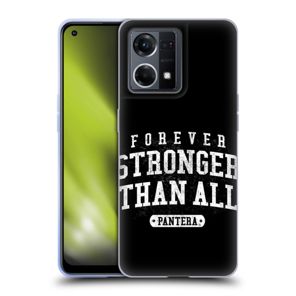 Pantera Art Stronger Than All Soft Gel Case for OPPO Reno8 4G