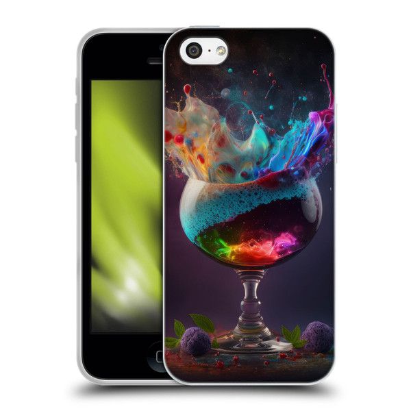 Spacescapes Cocktails Universal Magic Soft Gel Case for Apple iPhone 5c