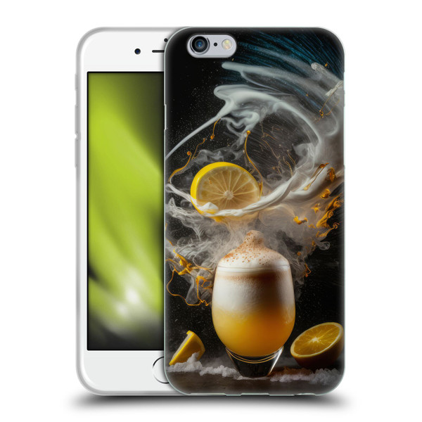 Spacescapes Cocktails Explosive Elixir, Whisky Sour Soft Gel Case for Apple iPhone 6 / iPhone 6s