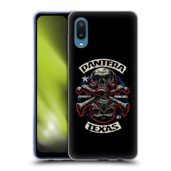 Pantera Art Double Cross Soft Gel Case for Samsung Galaxy A02/M02 (2021)