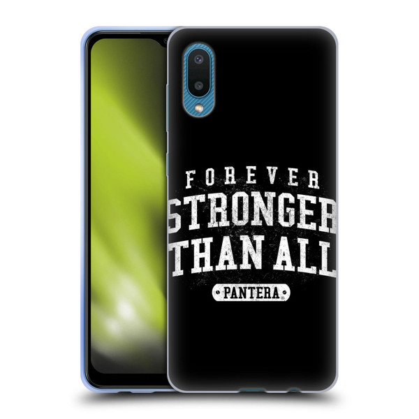 Pantera Art Stronger Than All Soft Gel Case for Samsung Galaxy A02/M02 (2021)
