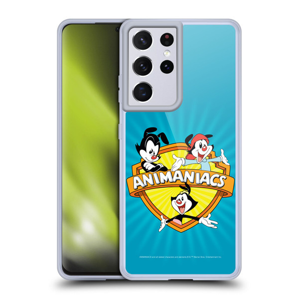 Animaniacs Graphics Logo Soft Gel Case for Samsung Galaxy S21 Ultra 5G