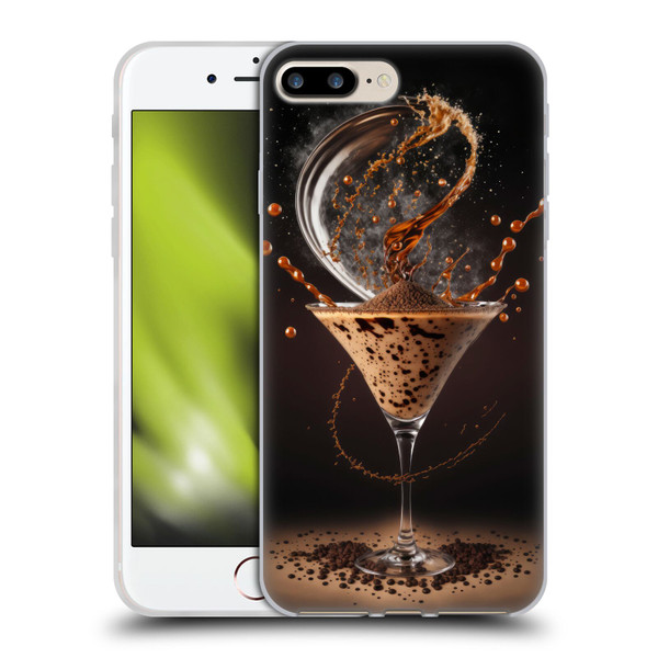 Spacescapes Cocktails Contemporary, Espresso Martini Soft Gel Case for Apple iPhone 7 Plus / iPhone 8 Plus
