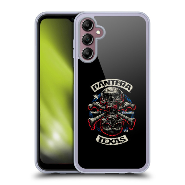 Pantera Art Double Cross Soft Gel Case for Samsung Galaxy A14 5G