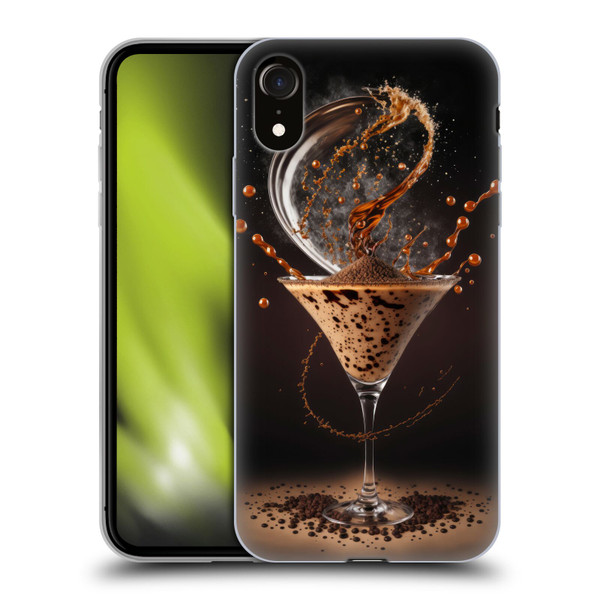 Spacescapes Cocktails Contemporary, Espresso Martini Soft Gel Case for Apple iPhone XR