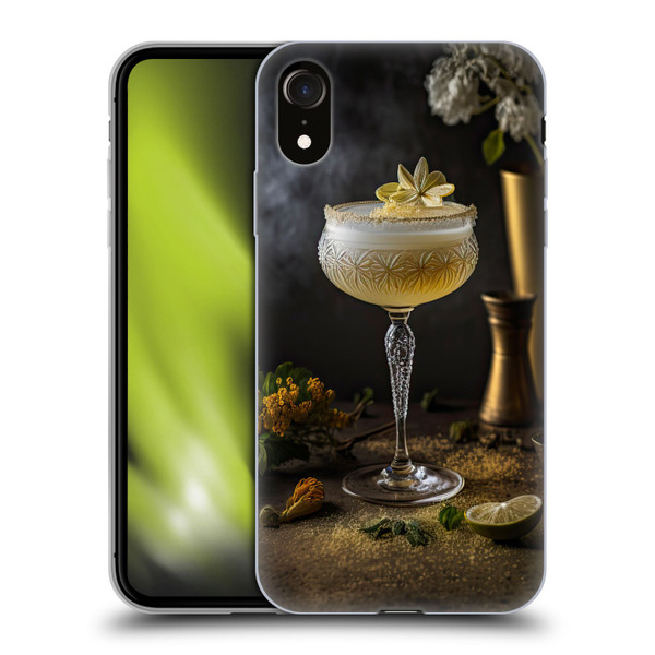 Spacescapes Cocktails Summertime, Margarita Soft Gel Case for Apple iPhone XR