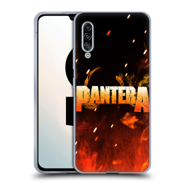 Pantera Art Fire Soft Gel Case for Samsung Galaxy A90 5G (2019)