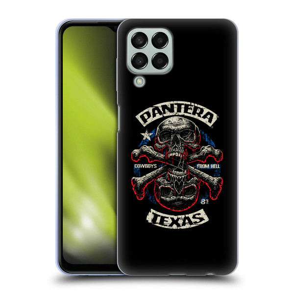 Pantera Art Double Cross Soft Gel Case for Samsung Galaxy M33 (2022)